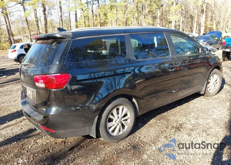 2015 Kia Sedona Lx из США, поврежденный, VIN KNDMB5C16F6044684
